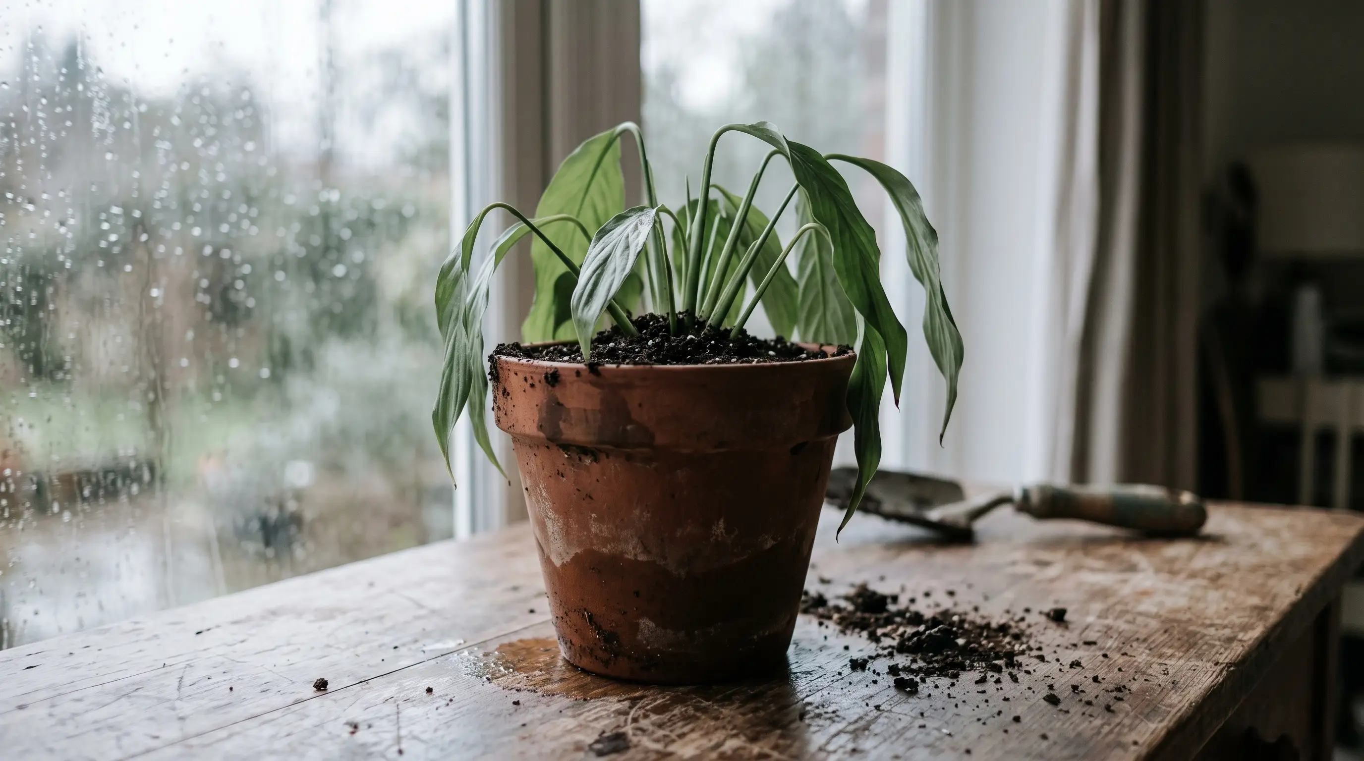 植物換盆後枯萎、葉子軟掉怎麼辦？服盆期照顧與急救指南